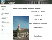 Tablet Screenshot of pfarre-huetteldorf.com